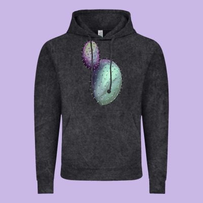 Opunthia Santa Rita Cactus Vintage Hoodie Designed By Lillyallendesigns