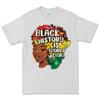 Dove Grey black history is world history Premium Tee - MaliasSmallBusiness