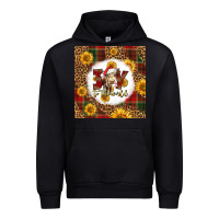 Black joy to the world christmas cow Urban Hoodie - LillyAllenDesigns