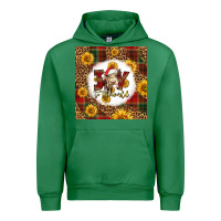 Emerald joy to the world christmas cow Urban Hoodie - LillyAllenDesigns