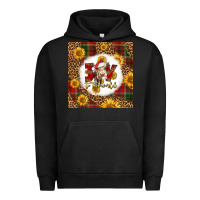 Pigment Black joy to the world christmas cow Urban Hoodie - LillyAllenDesigns