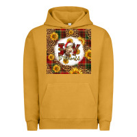 Pigment Peanut Butter joy to the world christmas cow Urban Hoodie - LillyAllenDesigns