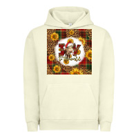 Pigment Pistachio joy to the world christmas cow Urban Hoodie - LillyAllenDesigns