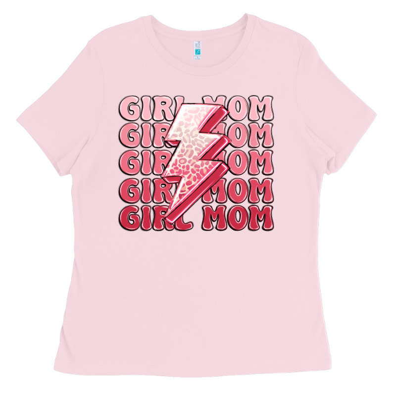 Girl Mom Ladies Tee by MaliasSmallBusiness | Teevron