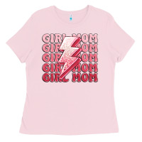 Bubblegum Pink girl mom Ladies Tee - MaliasSmallBusiness
