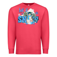 Cardinal let it snow christmas Premium Sweatshirt - FaDigitalArtStudio