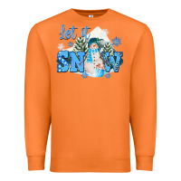 Carrot let it snow christmas Premium Sweatshirt - FaDigitalArtStudio