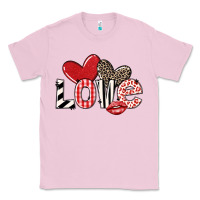 Bubblegum Pink love Classic Tee - LillyAllenDesigns