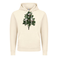 Vintage Artic Magnolia Flower Illustrations Vintage Hoodie - LillyAllenDesigns