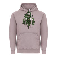Vintage Zinc Magnolia Flower Illustrations Vintage Hoodie - LillyAllenDesigns