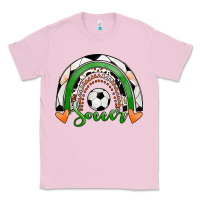 Bubblegum Pink Soccer Rainbow Classic Tee - RanaPortraitStore