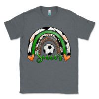 Charcoal Heather Soccer Rainbow Classic Tee - RanaPortraitStore