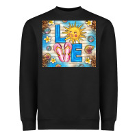 Black summer love Heavyweight Sweatshirt - TumblerDesignByShophia