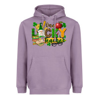 Lavender one lucky teacher Heavyweight Hoodie - FaDigitalArtStudio