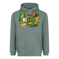 Sage one lucky teacher Heavyweight Hoodie - FaDigitalArtStudio