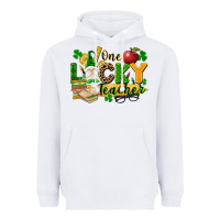 One Lucky Teacher Heavyweight Hoodie | Teevron
