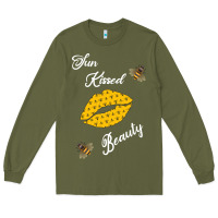 Army Green Sun Kissed Beauty Long Sleeve Tee - Bettercallsaul