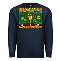 Navy american football trophy cup and medal tumbler Premium Sweatshirt - BundleAndBundleShop