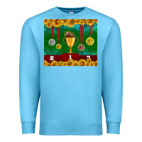 Ocean Blue american football trophy cup and medal tumbler Premium Sweatshirt - BundleAndBundleShop