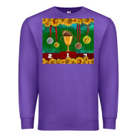 Purple american football trophy cup and medal tumbler Premium Sweatshirt - BundleAndBundleShop