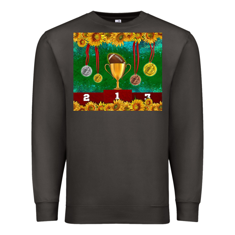 American Football Trophy Cup And Medal Tumbler Premium Sweatshirt by BundleAndBundleShop | Teevron