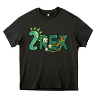 Asphalt two rex Heavy Core Tee - MaliasSmallBusiness