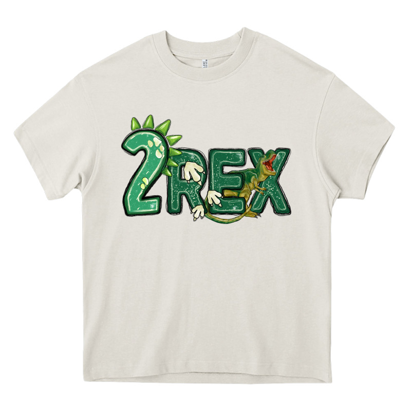 Two Rex Heavy Core Tee by MaliasSmallBusiness | Teevron