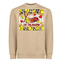 Mushroom tis' the season softball with cowhide tumbler tbs Heavyweight Sweatshirt - TumblerDesignByShophia
