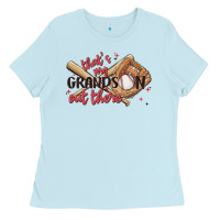Baby Blue that's my grandson out there Ladies Tee - MaliasSmallBusiness