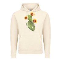 Vintage Artic Opuntia Phaeacantha Cactus Vintage Hoodie - LillyAllenDesigns