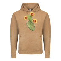 Vintage Camel Opuntia Phaeacantha Cactus Vintage Hoodie - LillyAllenDesigns