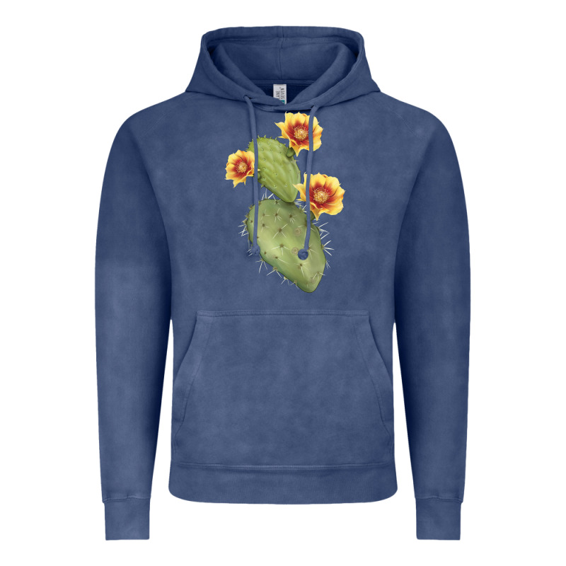 Opuntia Phaeacantha Cactus Vintage Hoodie by LillyAllenDesigns | Teevron