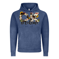 Vintage Denim oklahoma state cowhide serape cactus Vintage Hoodie - RanaPortraitStore
