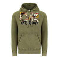 Vintage Olive oklahoma state cowhide serape cactus Vintage Hoodie - RanaPortraitStore