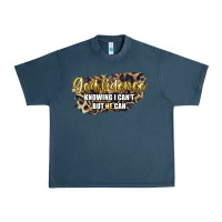 Midnight Navy god fidence knowing i can't but he can Urban Heavy Tee - Artiststas