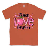 Copper teach love inspire teacher valentines day Classic Tee - LillyAllenDesigns