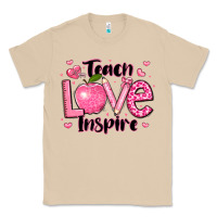 Mushroom teach love inspire teacher valentines day Classic Tee - LillyAllenDesigns