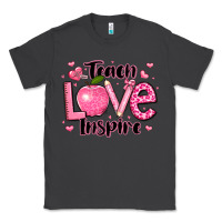 Smoke teach love inspire teacher valentines day Classic Tee - LillyAllenDesigns