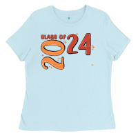 Baby Blue custom class of 2024 name of school font  super sn Ladies Tee - MaliasSmallBusiness