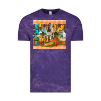 Cloud Purple Fall With Baby Goat Vintage Tee - LillyAllenDesigns