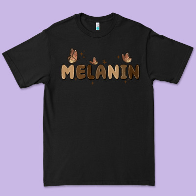 Melanin Premium Tee Designed By Maliassmallbusiness