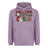 Santa's Favorite Volleyball Coach For Christmas Heavyweight Hoodie | Teevron