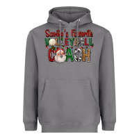 Storm Santa's Favorite Volleyball Coach For Christmas Heavyweight Hoodie - FaDigitalArtStudio