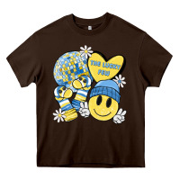 Chocolate Brown the lucky few Heavy Core Tee - MaliasSmallBusiness