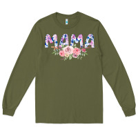 Army Green Mama Long Sleeve Tee - Bettercallsaul