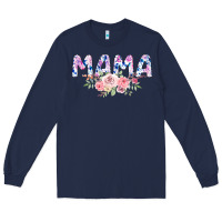 Navy Mama Long Sleeve Tee - Bettercallsaul