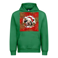 Emerald christmas cow Urban Hoodie - LillyAllenDesigns