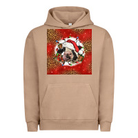 Pigment Burro christmas cow Urban Hoodie - LillyAllenDesigns