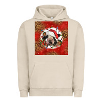 Pigment French Oak christmas cow Urban Hoodie - LillyAllenDesigns