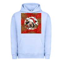 Pigment Grape Ice christmas cow Urban Hoodie - LillyAllenDesigns